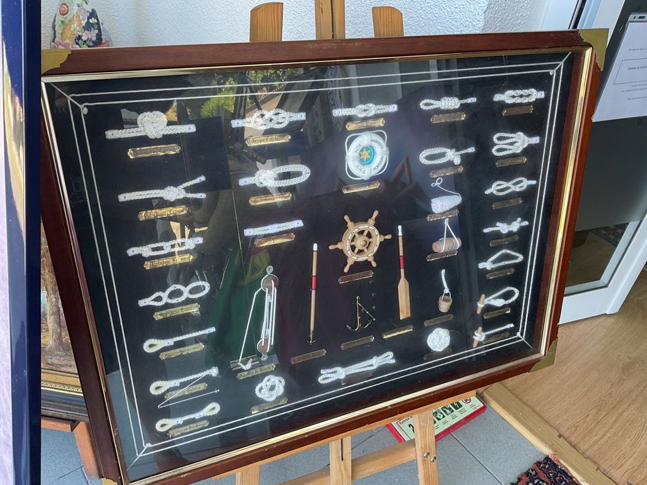 Quadro tema marinha nos ,74x55 cm