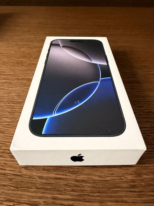 iPhone 16 Pro Max, 512GB, titânio preto. 
6 meses de uso, 100% saúde d
