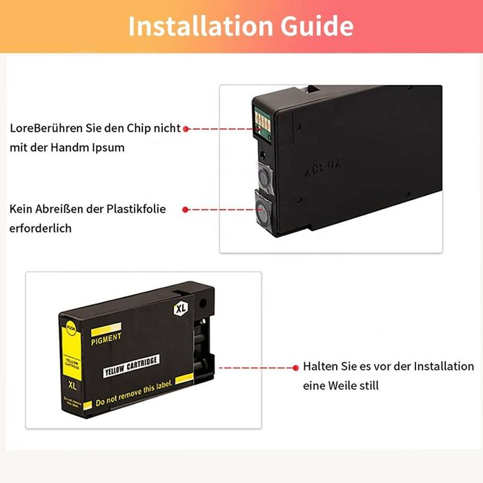 Уцінка! Картриджі DOUBLE D LC427 для принтерів (без синього)