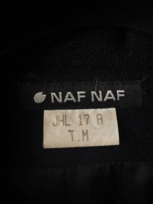 Sobretudo preto NAF NAF