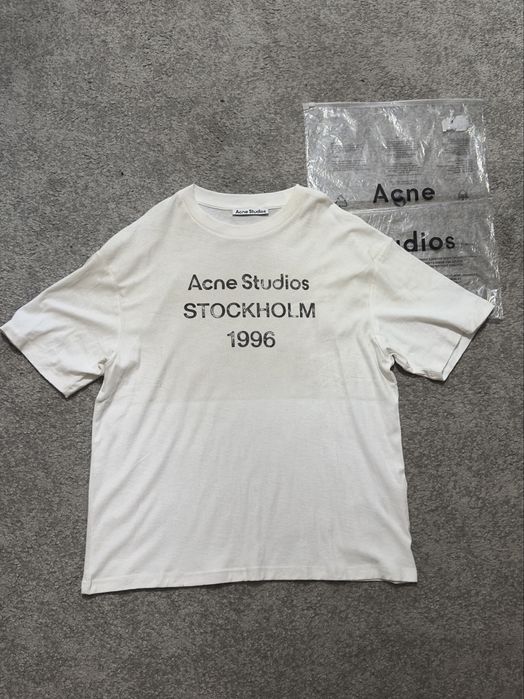 T-shirt Acne Studios Stockholm 1996 Branca - NOVA