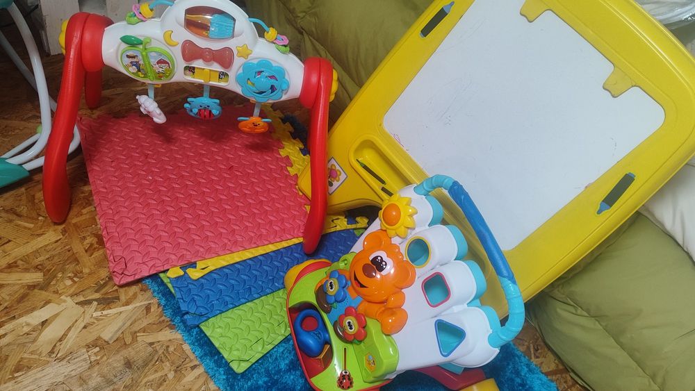 Evolução bebê - brinquedos