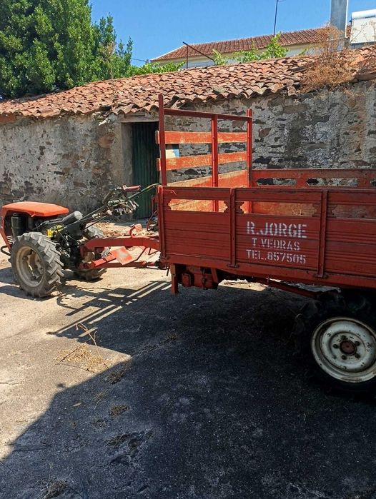 Motocultivador/Tractor Articulado com Reboque