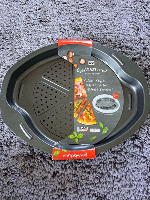 Blacha do pizzy 2 sztuki Sensazione