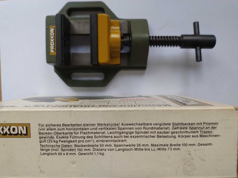 Imadło maszynowe PROXXON MS 50/Vintage dla modelarza, majsterkowicza/