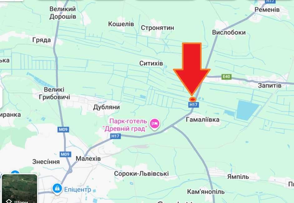 Земля на фасаді траси Львів - Киів, без комісії