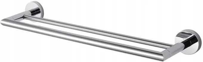 Reling na ręcznik 45cm podwójny Stella Classic chrom