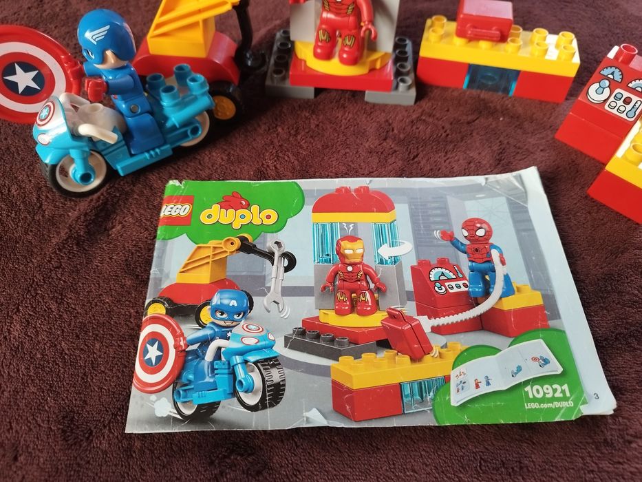 3 zestawy LEGO Duplo policja x 2 i super bohaterowie
