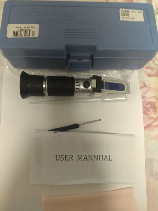 Рефрактометр 570 /730 для антифриза и электролита, жидкости 4в1