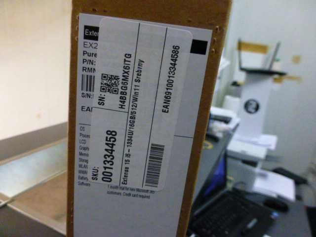 NOWY Laptop Acer EXTENSA 15  Core i5-1334U 16 GB / 512 GB + pudełko