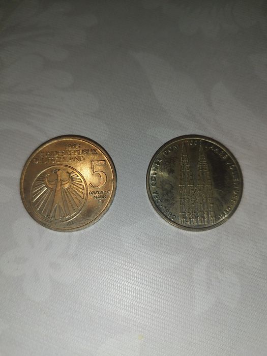 Монета  5  марок
