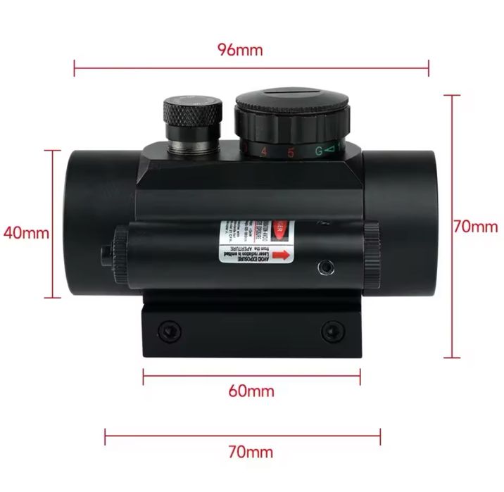 Калиматорный прицел с лазером