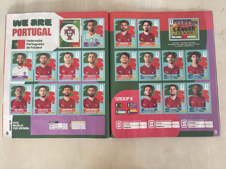 Caderneta Panini FIFA World Cup 2026 Completa – Como Nova