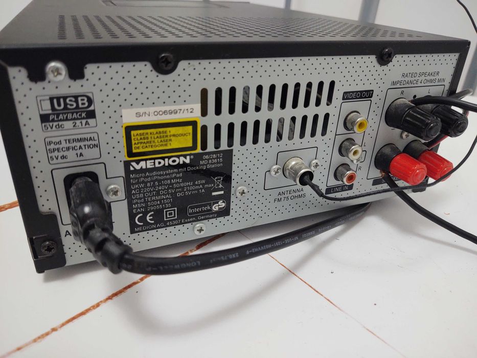 Mini wieża Pioneer aux cd usb