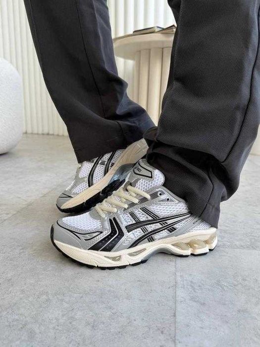 ‼️Останні розміри‼️Кроссовки Женские Asics Gel-Kayano14 White Black/Жіночі Кросівки Асікс