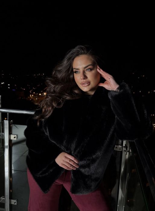 Эко шуба под норку, большой размер