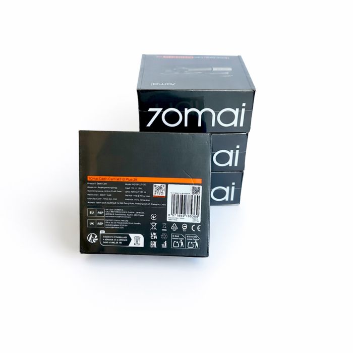 Відеореєстратор 70mai Dash Cam M310 Plus-2K Black Новий / Запакований