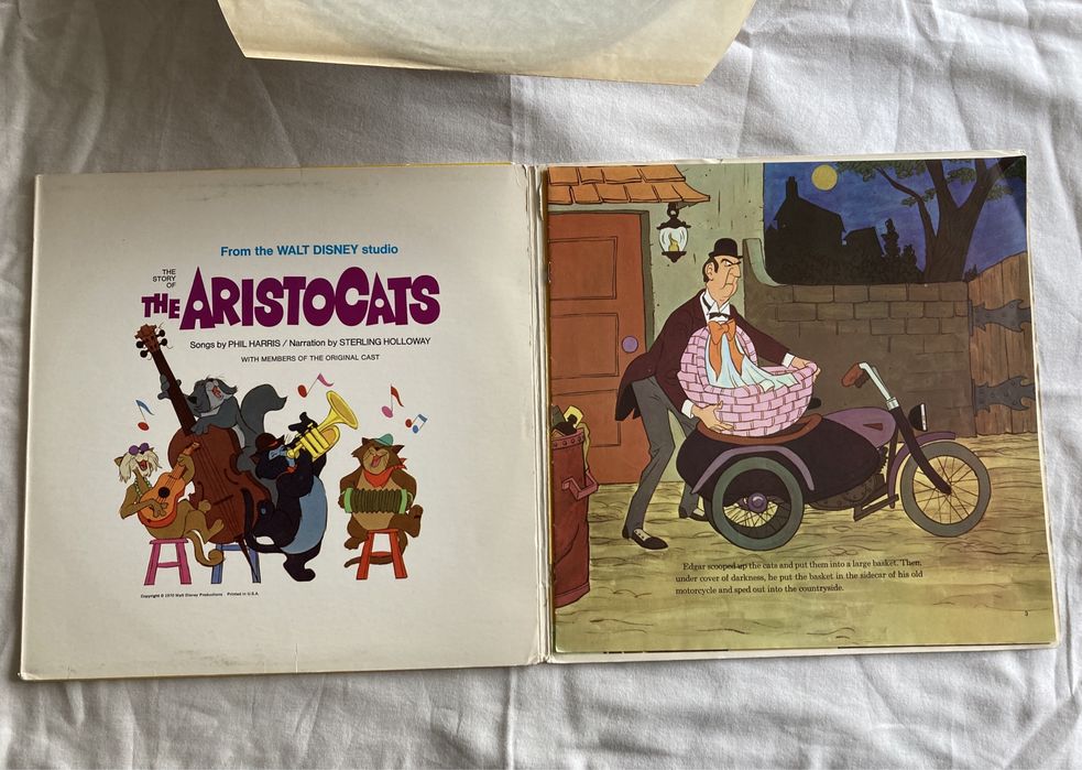 Walt Disney-The Story Of The Aristocats. LP 12”