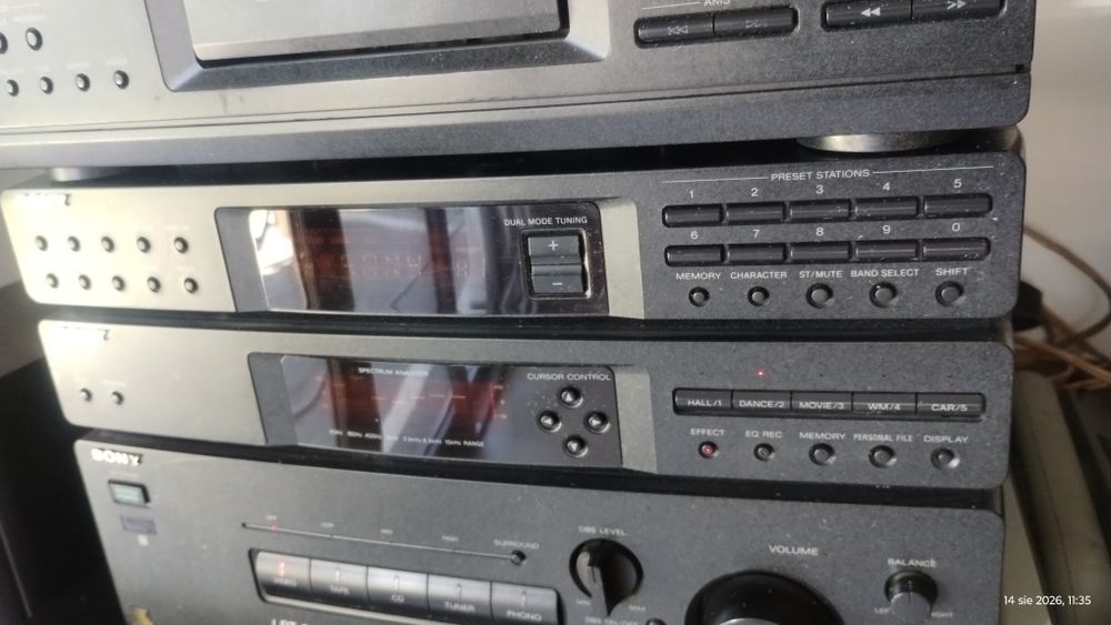 Wieża Sony LBT-D309 + pilot nie działa CD i kasety