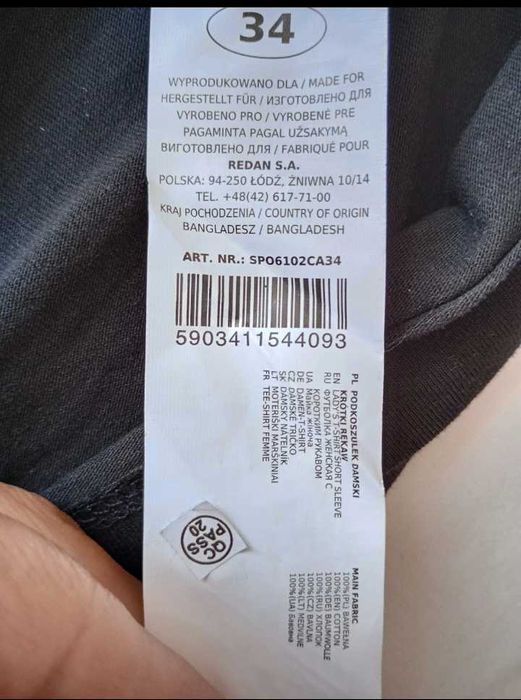 Czarny T-shirt Top Secret