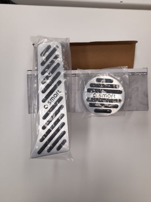 Carro smart fortwo pedais em alumínio NOVO