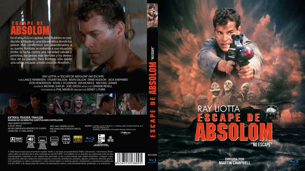 Escape from Absolom / Escape from Absolom (Blu-Ray) - Import64586355018627121