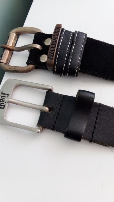 Ремни натурально кожанные. За два ремня 330