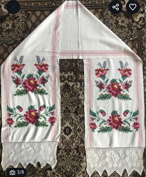 Рушник тканий старовинний (8шт =1600грн)