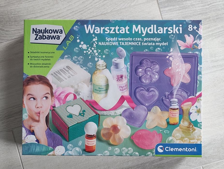 Warsztat mydlarski Naukowa Zabawa Clementoni