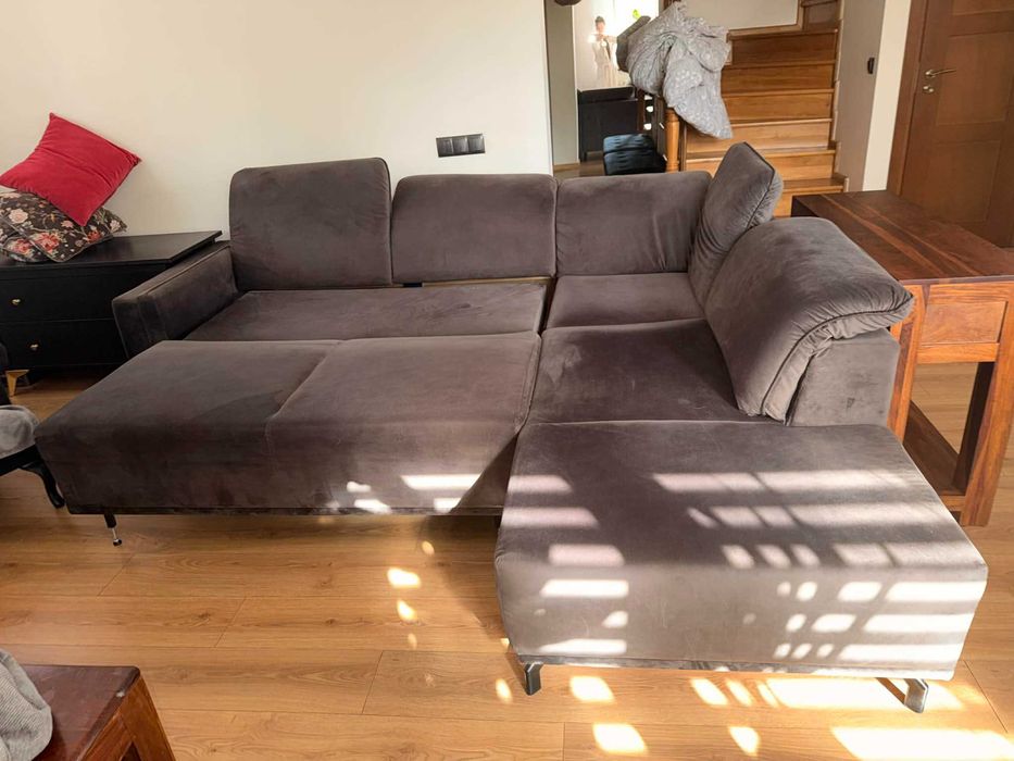 Narożnik z funkcją spania Velvet