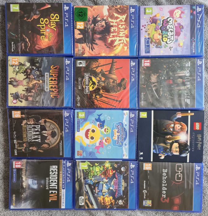 Ігри на PS4: Hollow Knight, Bloodborne,Gravity Rush,Jurassic Park,LEGO