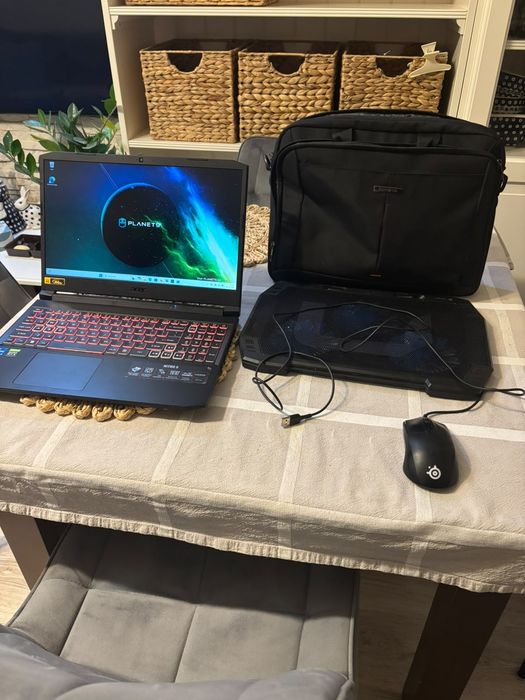 Laptop Acer Nitro AN515-57  rtx3060 + wyposażenie ODBIÓR OSOBISTY