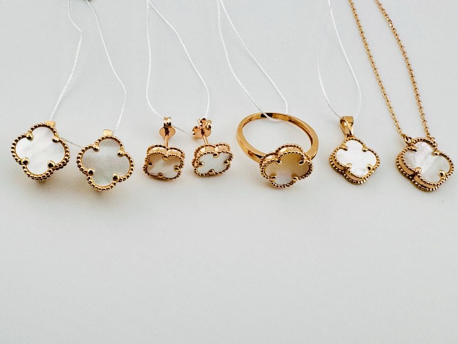 Сережки в стилі Van Cleef/Ван Кліф