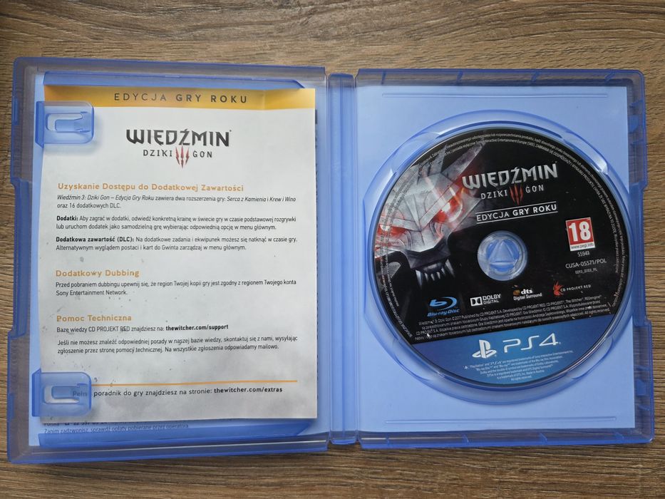 Wiedźmin 3 PL DLC  PS4