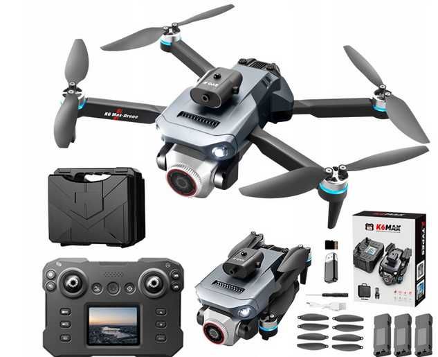 Dron K6 MAX - pilot z LCD