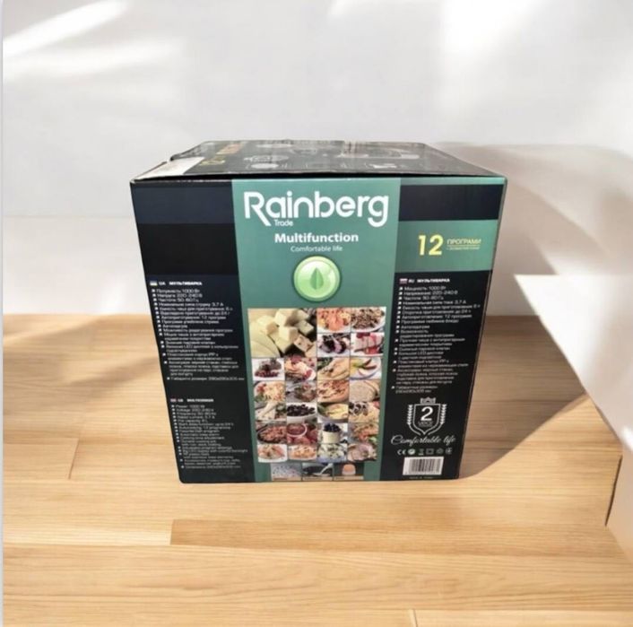 Мультиварка пароварка Rainberg RB-801 12 програм 6 л