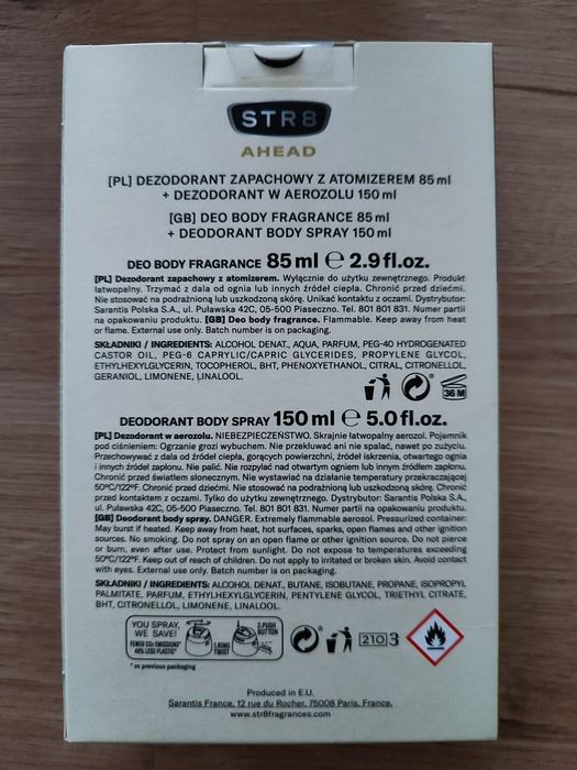 Zestaw męski STR8 AHEAD