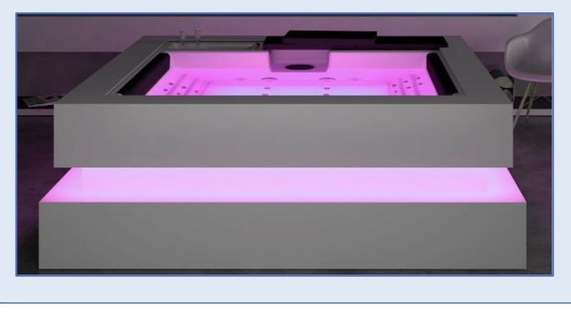 Hidromassagem, luz Leds, relaxamento total - Mergulho Salgado Piscinas