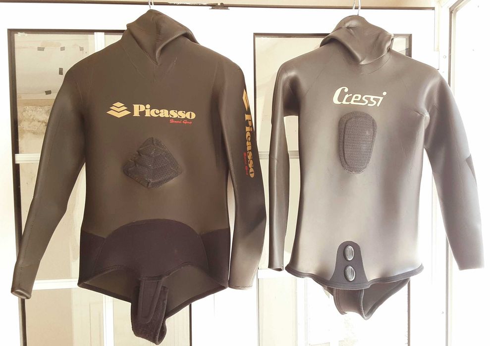 Fatos de Pesca Submarina 2 + 3 Casacos - Tudo 150€