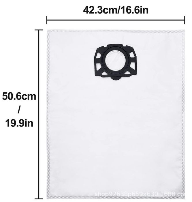 Флісові мішки  для пилососа Karcher WD4, WD5, WD6, NT361, NT350, NT351