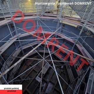 Rusztowanie elewacyjne fasadowe, modułowe, wynajem montaż, od 1000m2