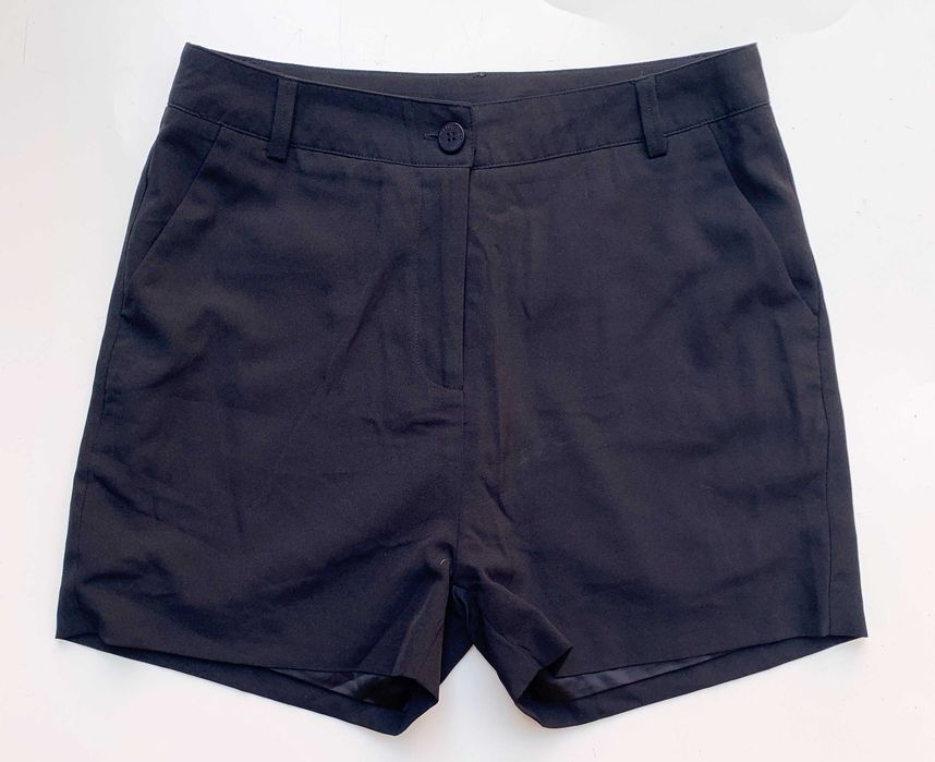 Spodenki Czarne Szorty Stylepit S 36 Czerń Eleganckie Krótkie