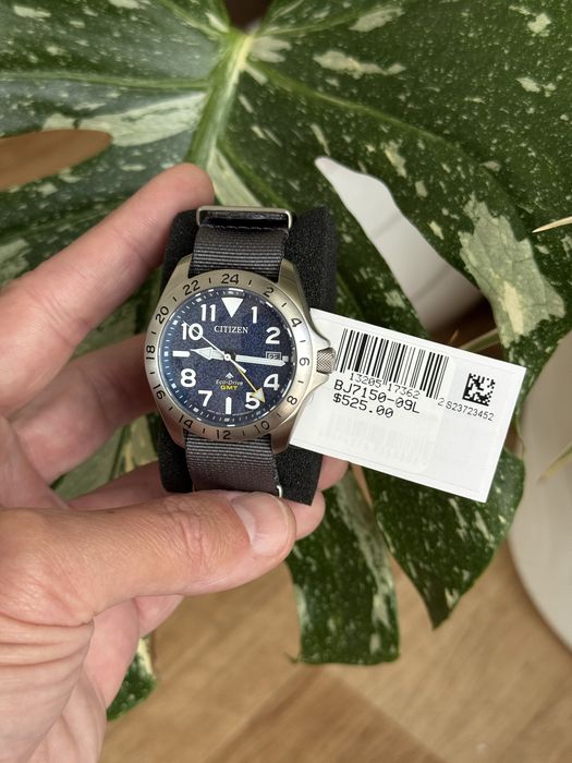 Чоловічий годинник Citizen Promaster  Land/Explorer GMT (модель BJ7150-09L)2026 року. Новинка! Оригінал!