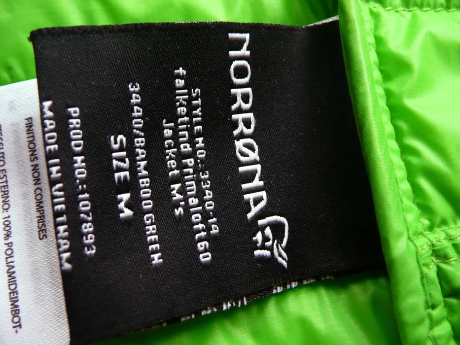 kurtki NORRONA puch primaloft rozmiar M
