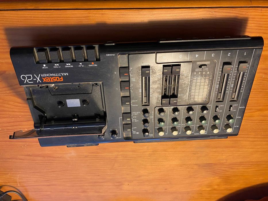 Gravador e Misturador FOSTEX X-26 Vintage
