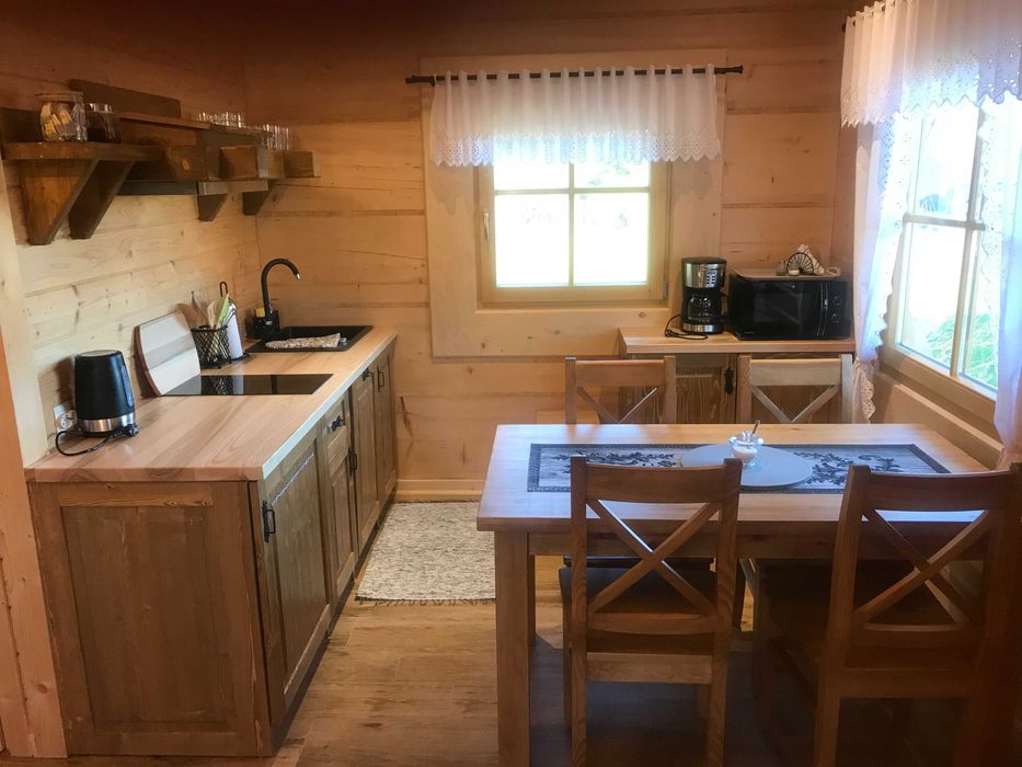 Drewniany Góralski domek z balią w Górach Podhale "Na Zogrodzie"