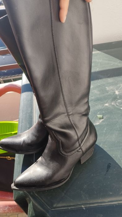 Botas Zara 36 cano alto