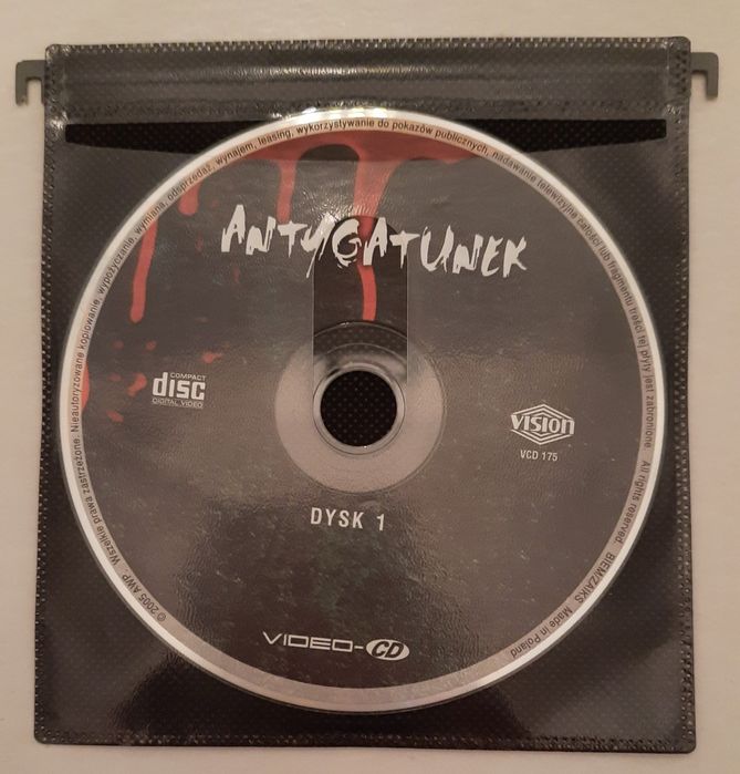 Antygatunek horror VCD - 2 płyty