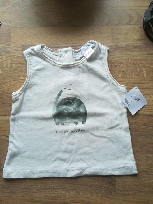 Nowa koszulka podkoszulek ZARA dla chłopca 68