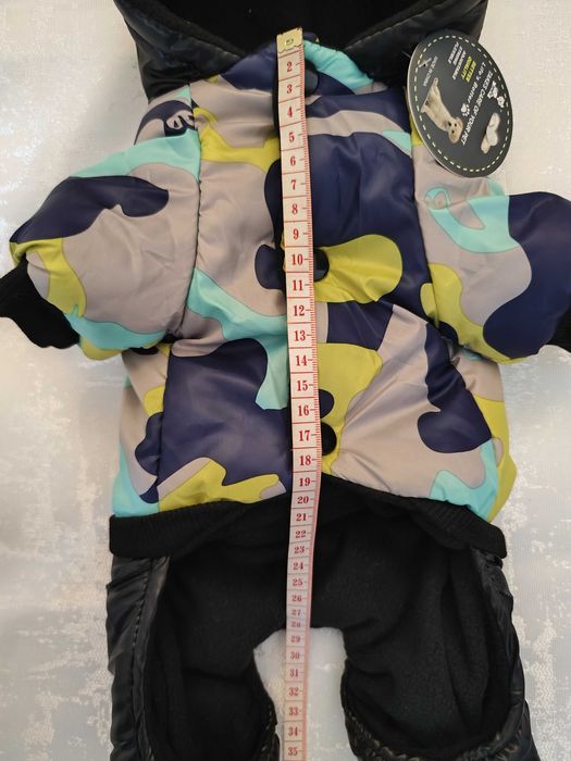 Casaco Impermeável para Cão, M - novo